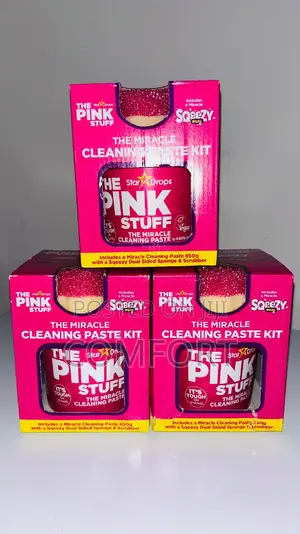 The Pink Stuff Miracle Cleaning Paste With Sponge(Multipurpose Paste)