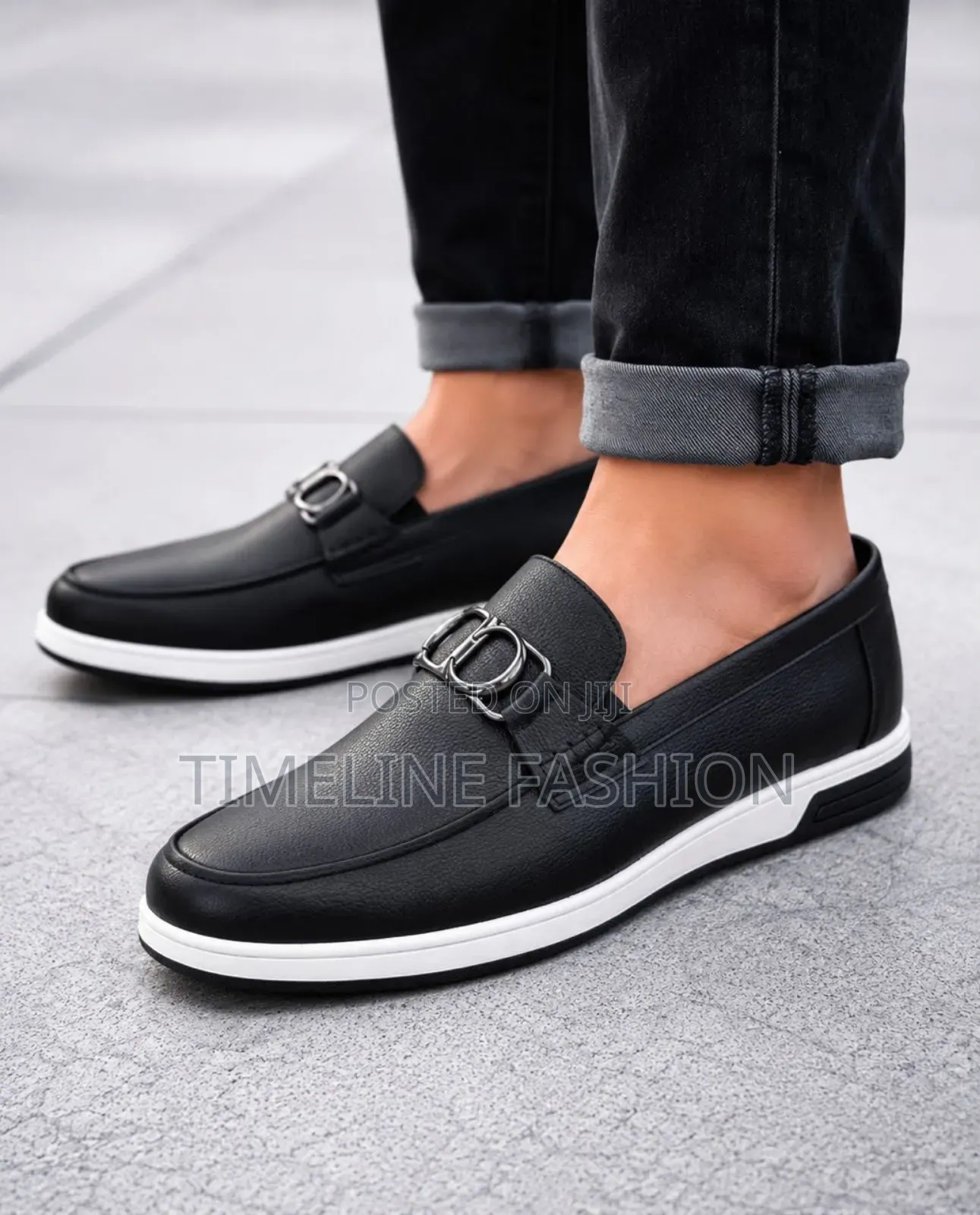 Tods Easy Wear Casual Sneakers Black and White