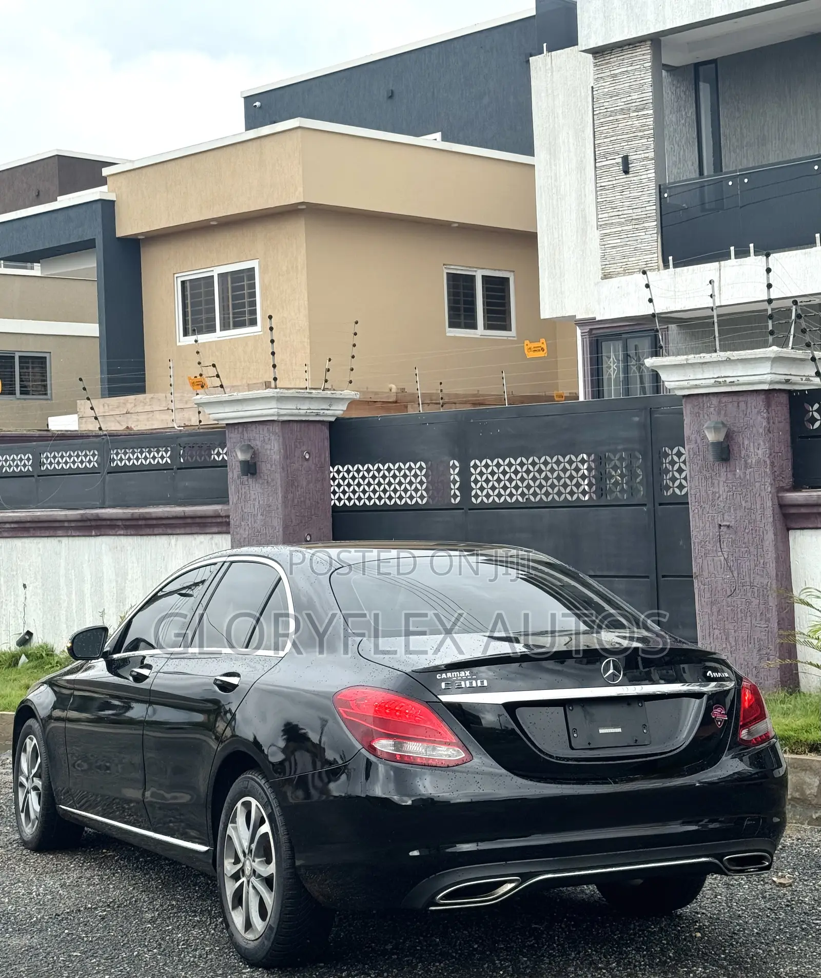 Mercedes-Benz C300 Luxury 4Matic Sedan AWD (2.0L 4cyl 7A) 2016 Black