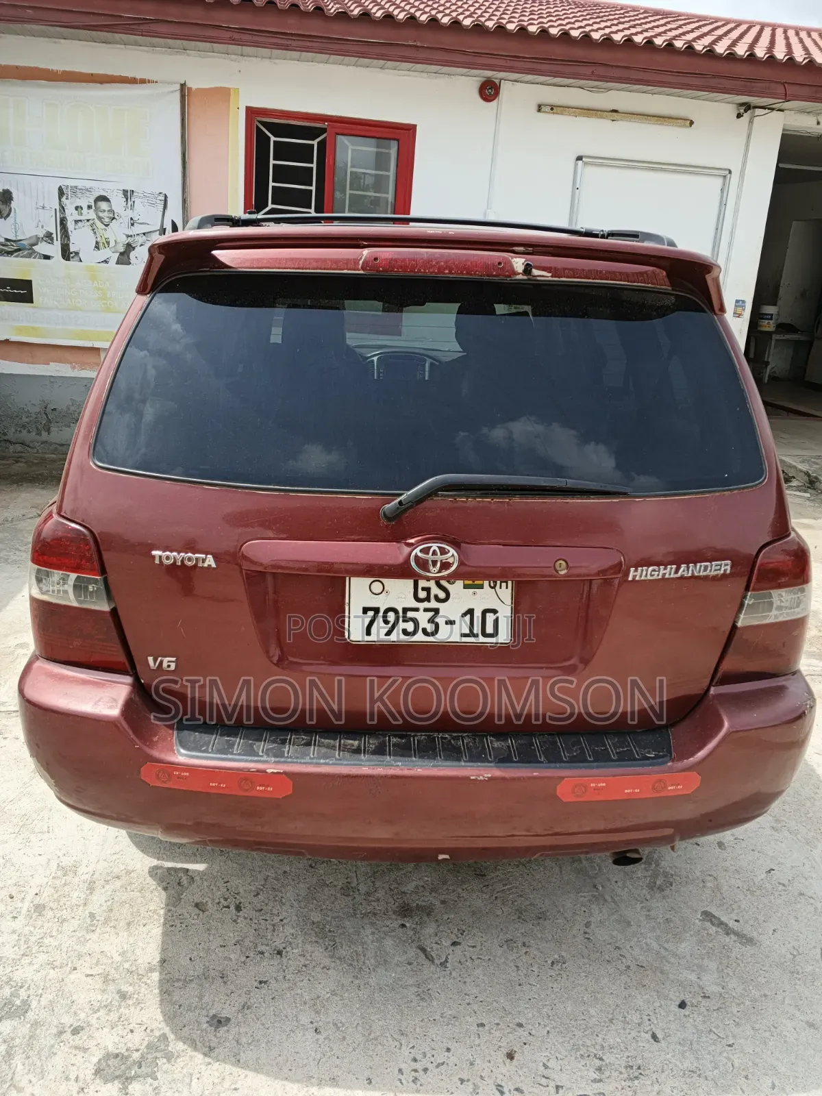 Toyota Highlander 2006 Red