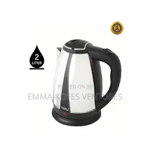 2l Automatic Stainless Steel Electric Kettle -1500w- (2 Pins)