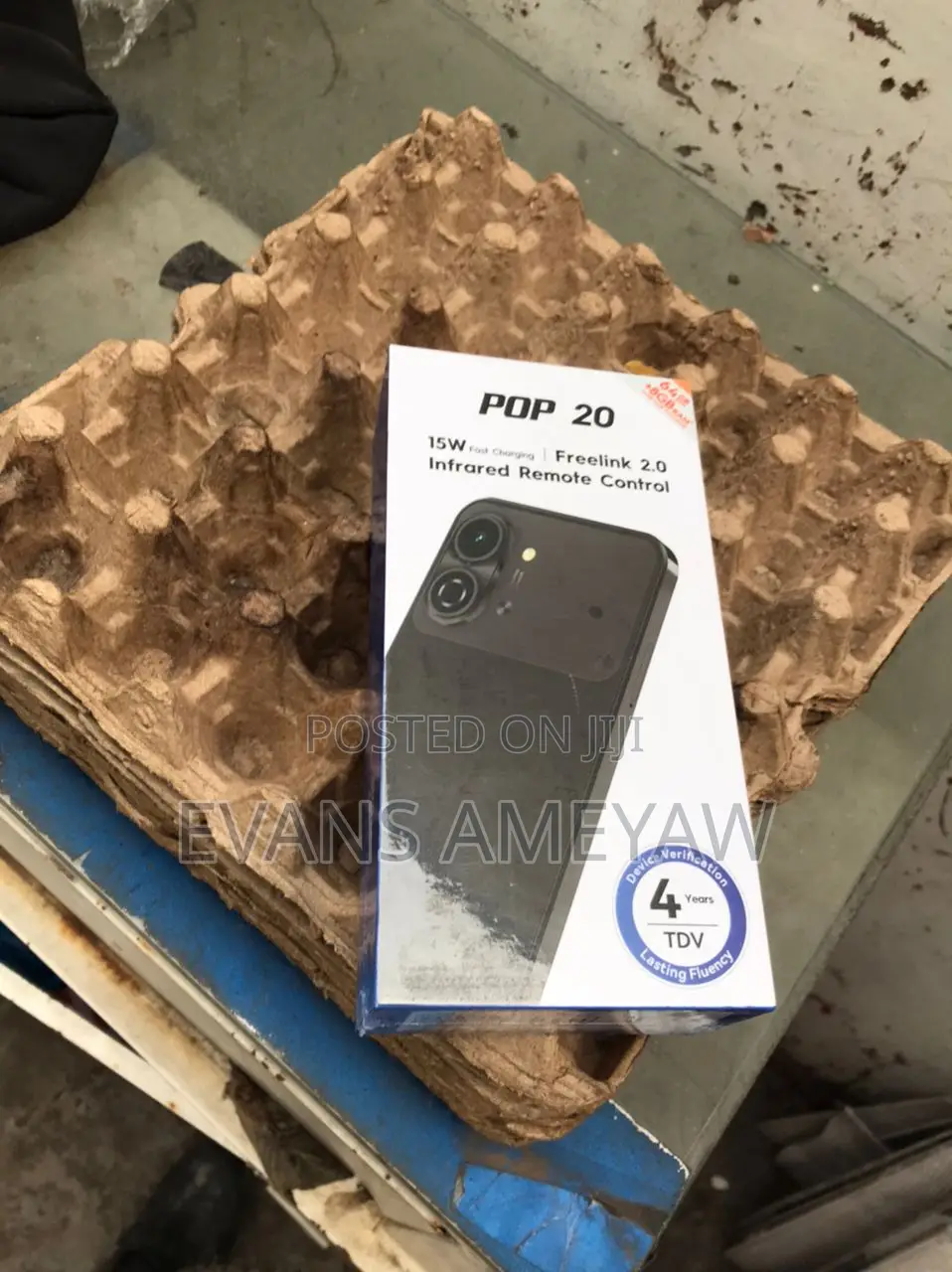 New Tecno Pop 20 128 GB Black