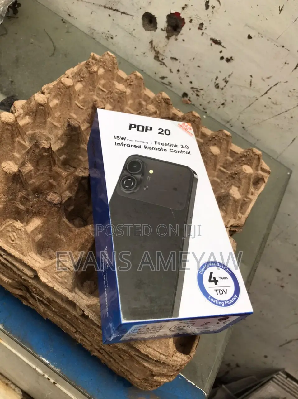 New Tecno Pop 20 128 GB Black