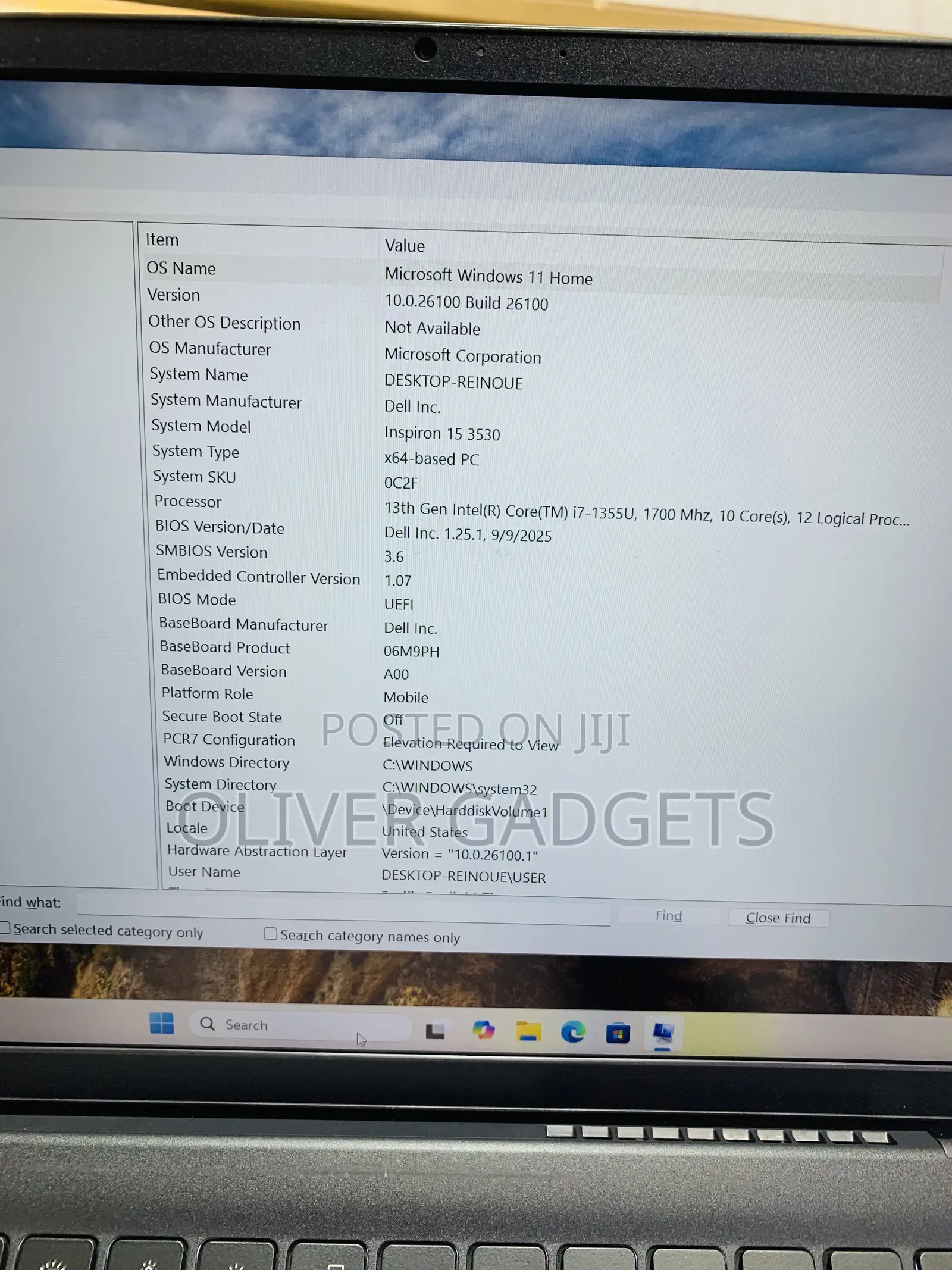 Laptop Dell Inspiron 15 16GB Intel Core i7 SSD 256GB