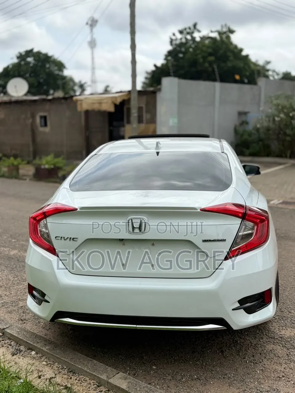 Honda Civic Touring Sedan 2019 White