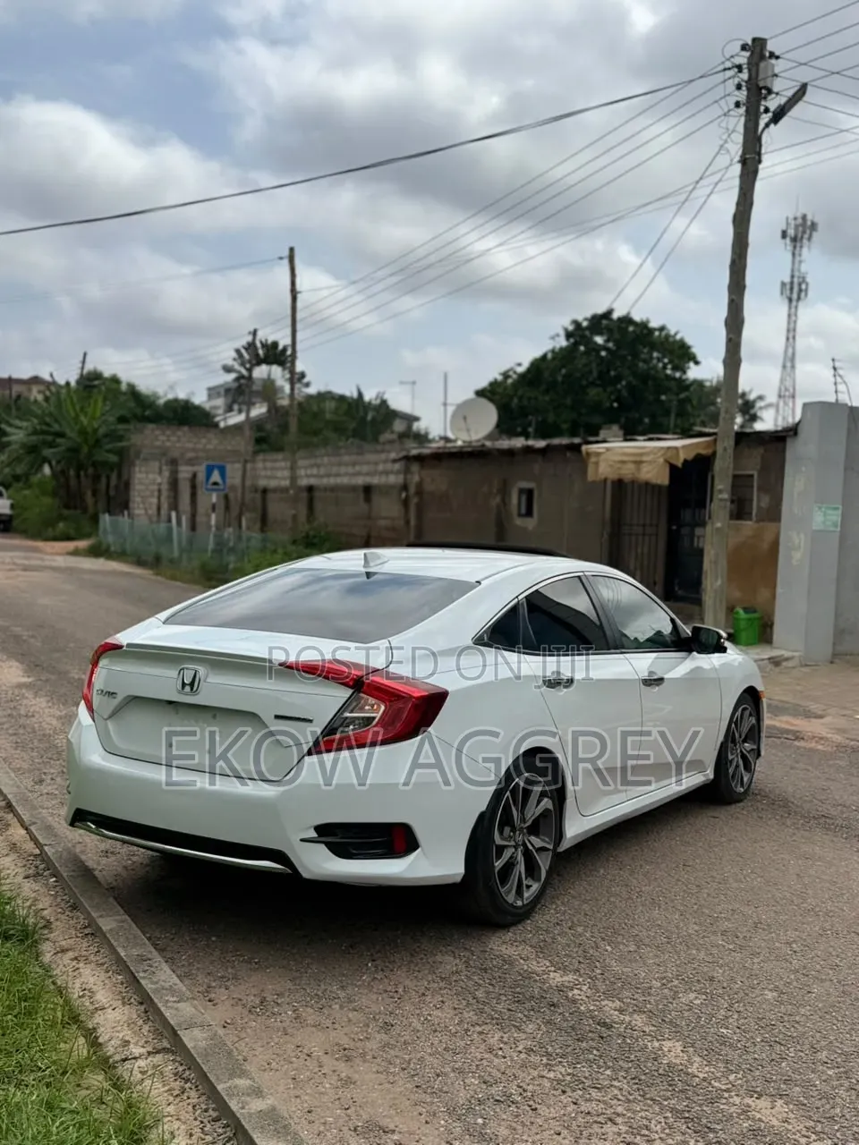 Honda Civic Touring Sedan 2019 White