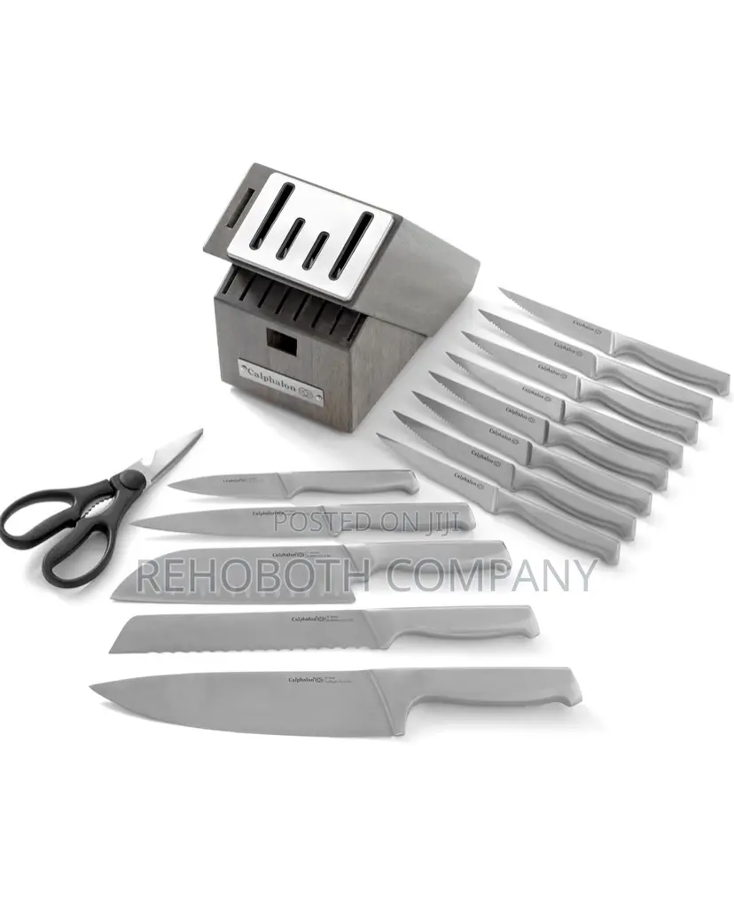 Calphalon Classic 15-Piece Stainless Steel Self Sharpening Knife Block
