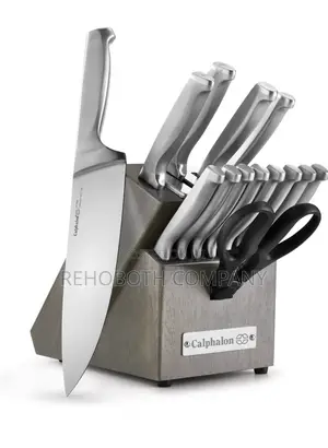 Calphalon Classic 15-Piece Stainless Steel Self Sharpening Knife Block