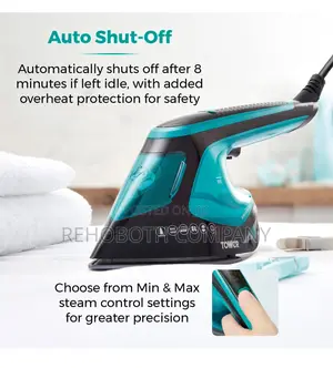 Tower Garment Steamer 1800w, 2-in-1 Steamer Iron