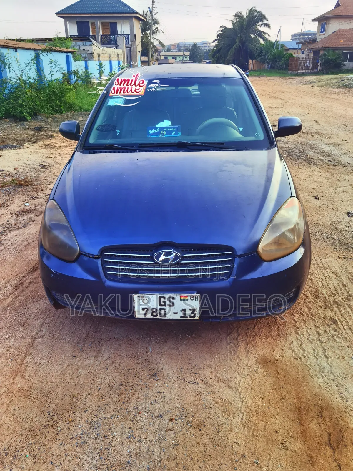 Hyundai Accent 2010 Blue