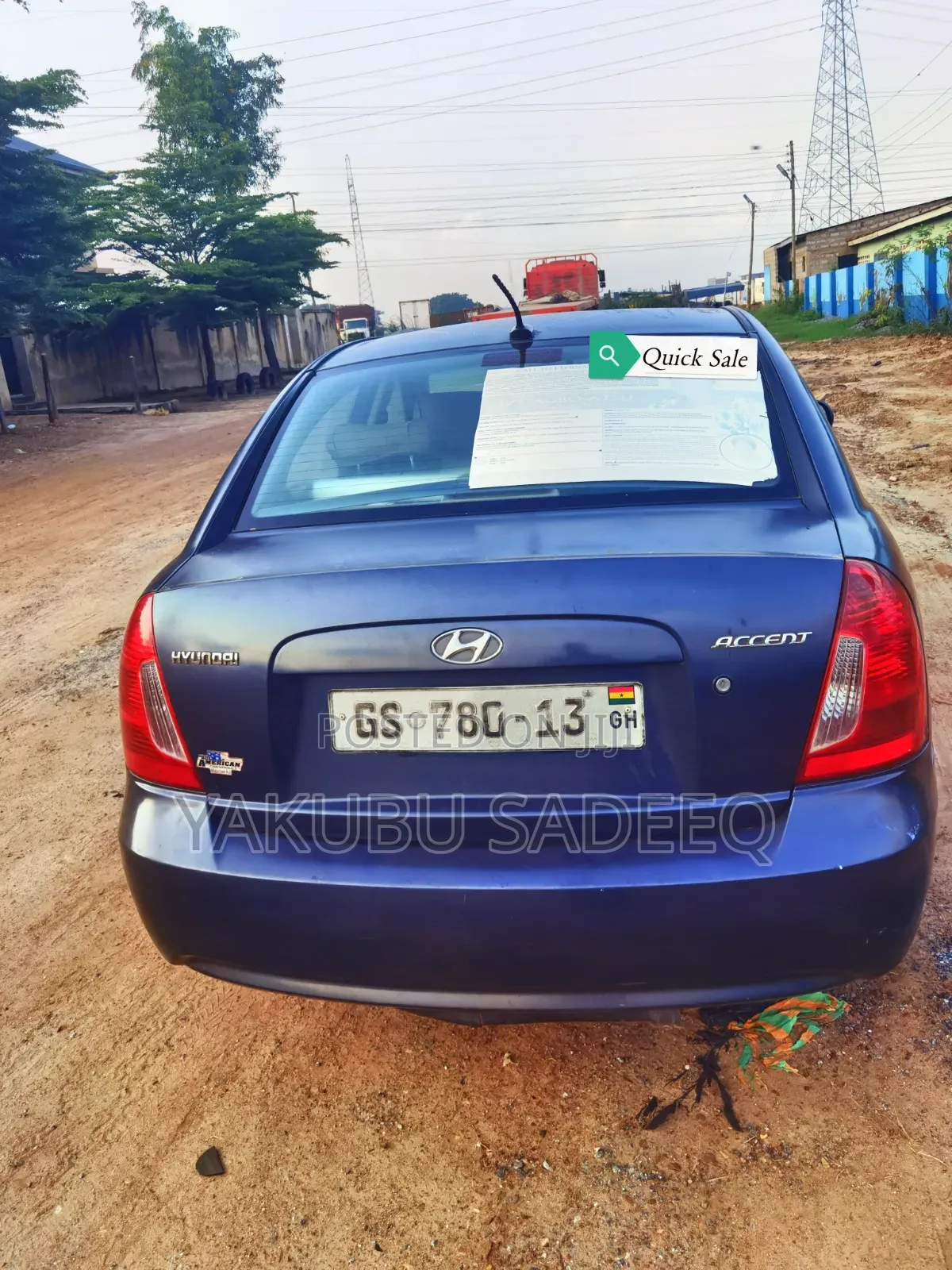 Hyundai Accent 2010 Blue
