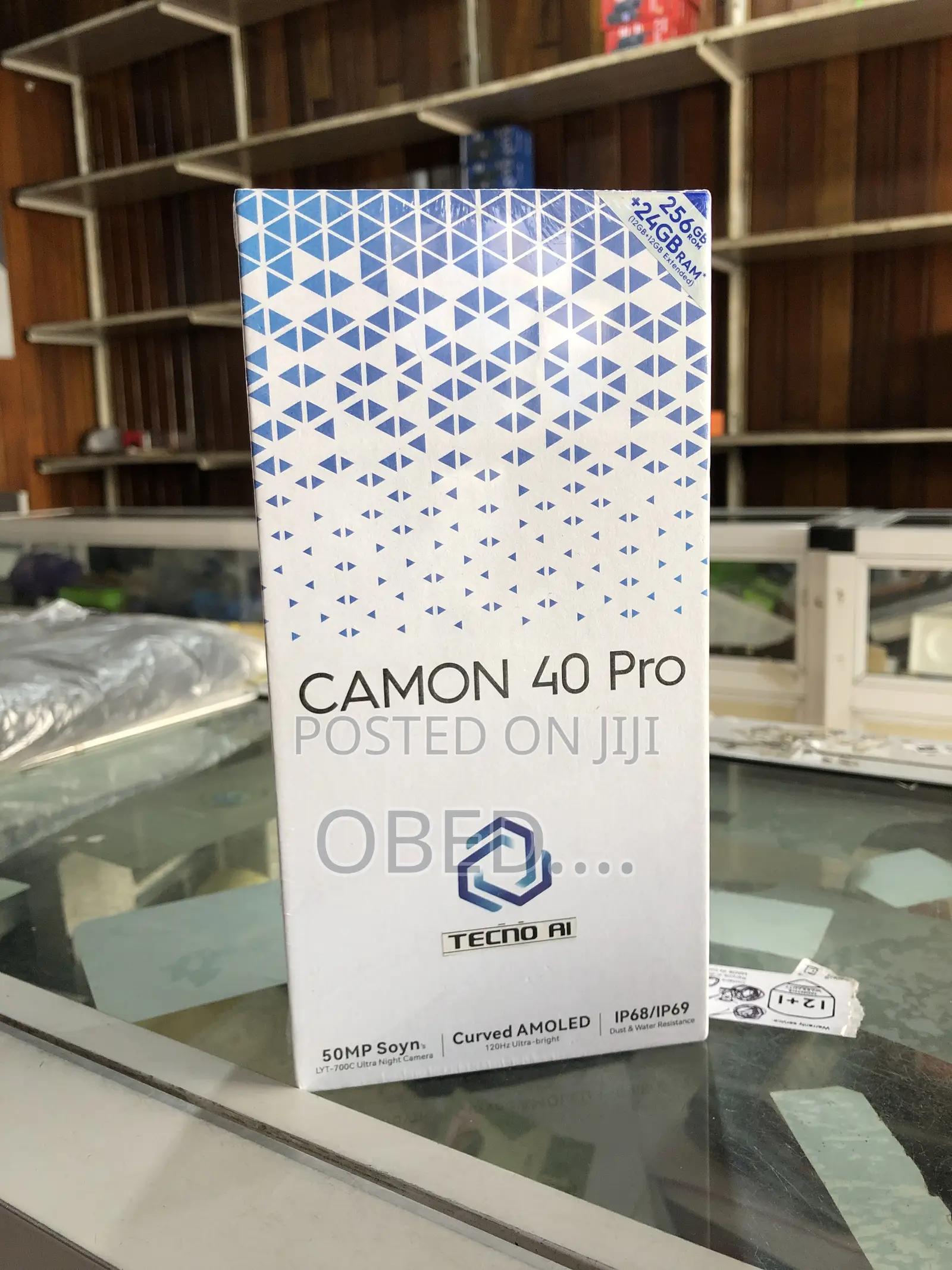 New Tecno Camon 40 Pro 5G 256 GB Black