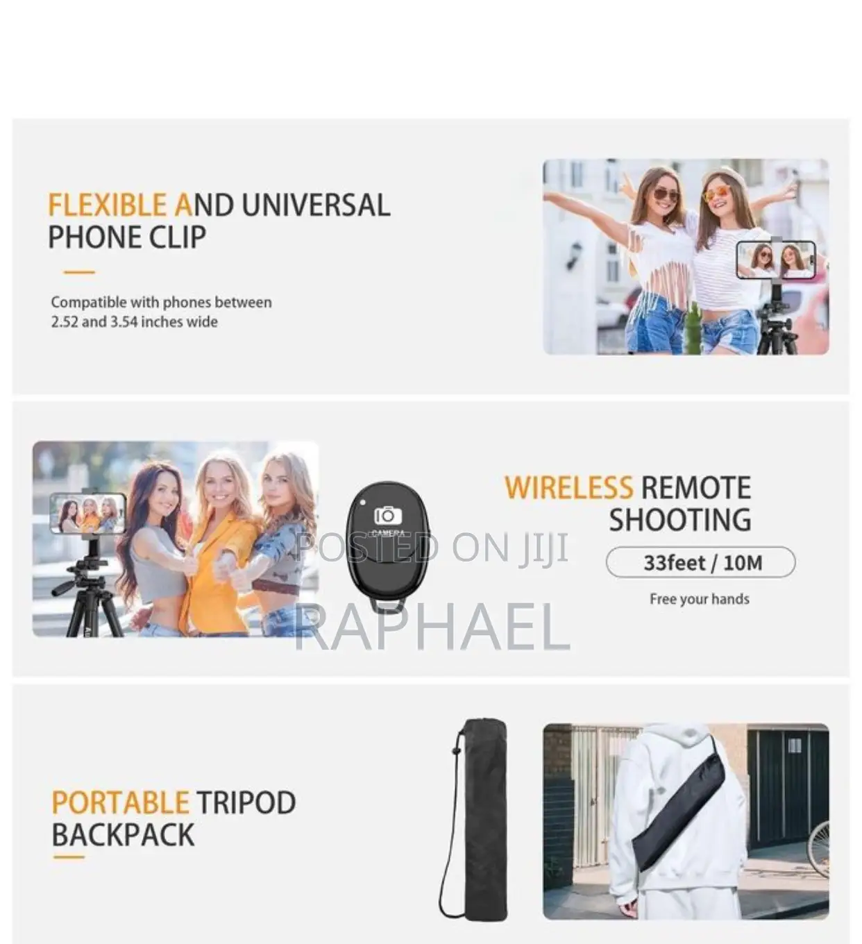 Remote Controlled Tripod Stand
