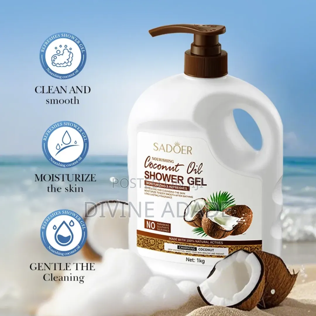 Sadoer Coconut Shower Gel 1000ml