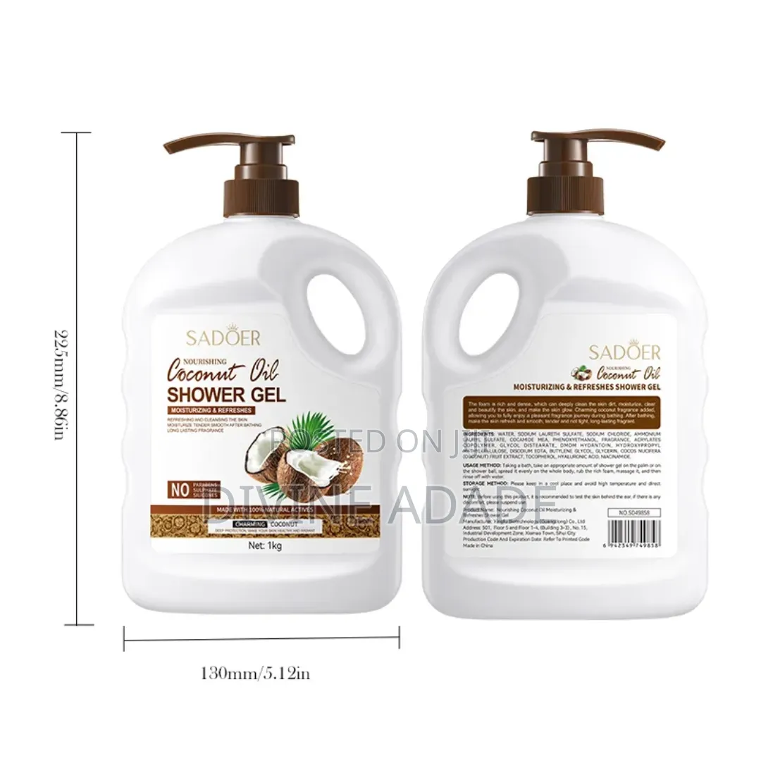 Sadoer Coconut Shower Gel 1000ml