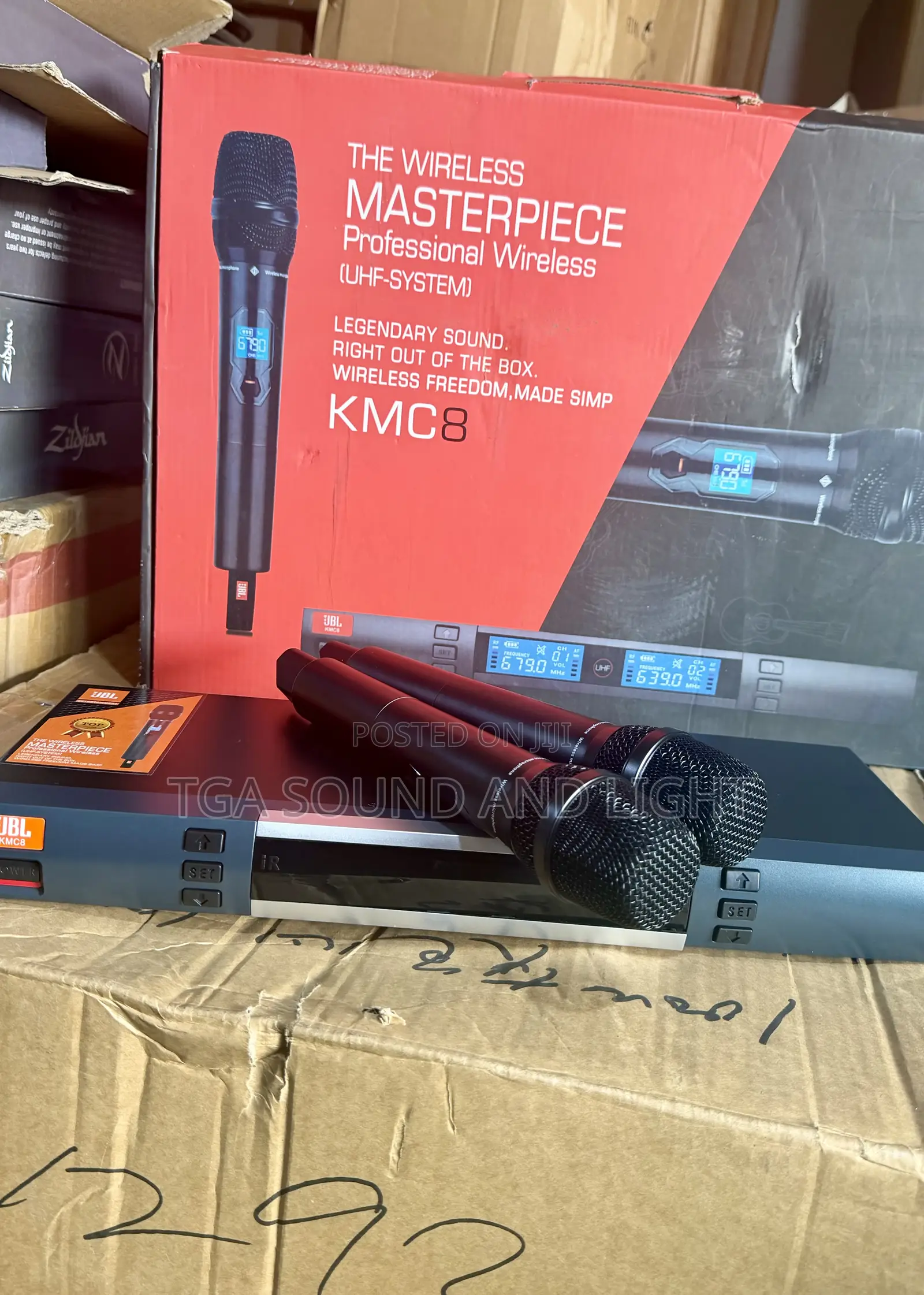 JBL Kmc8 Multi-Channels Dual Wireless Microphone Set