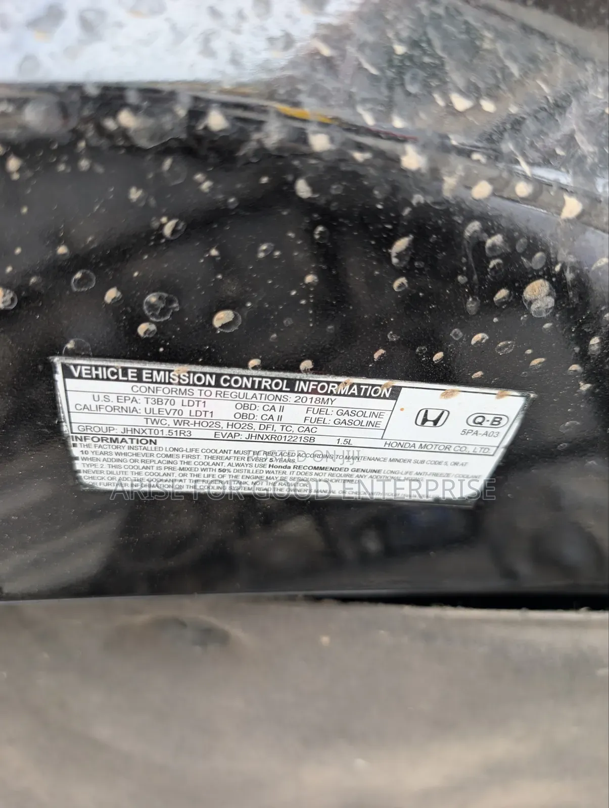 Honda CR-V 2018 Black