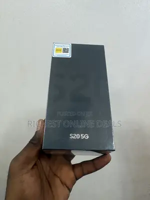 New Samsung Galaxy S20 128 GB Black
