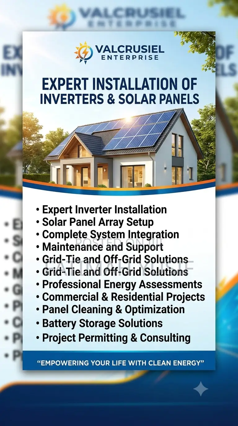 Installation Of Inverters And Solar Panel