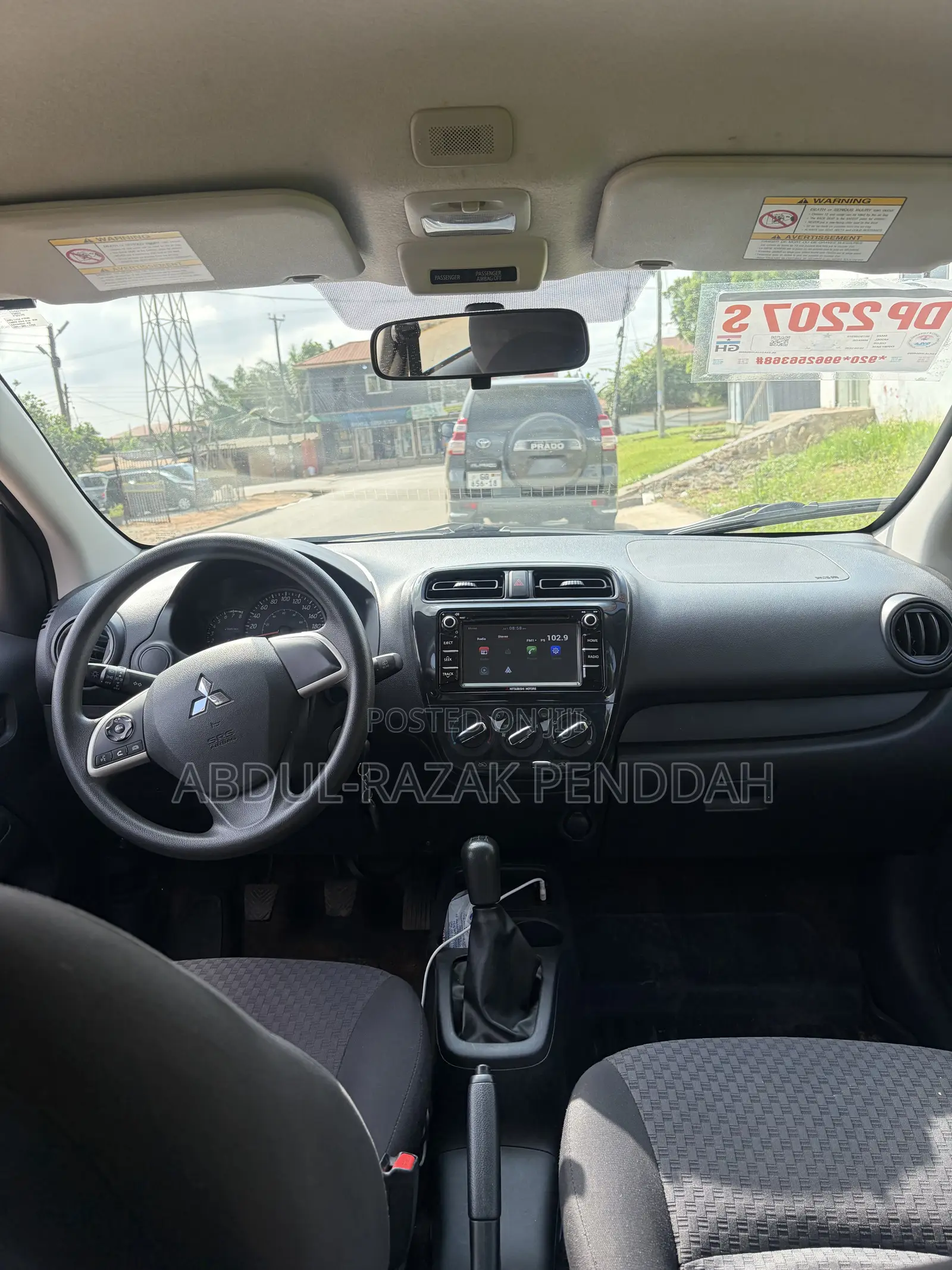 Mitsubishi Mirage SE 2018 White