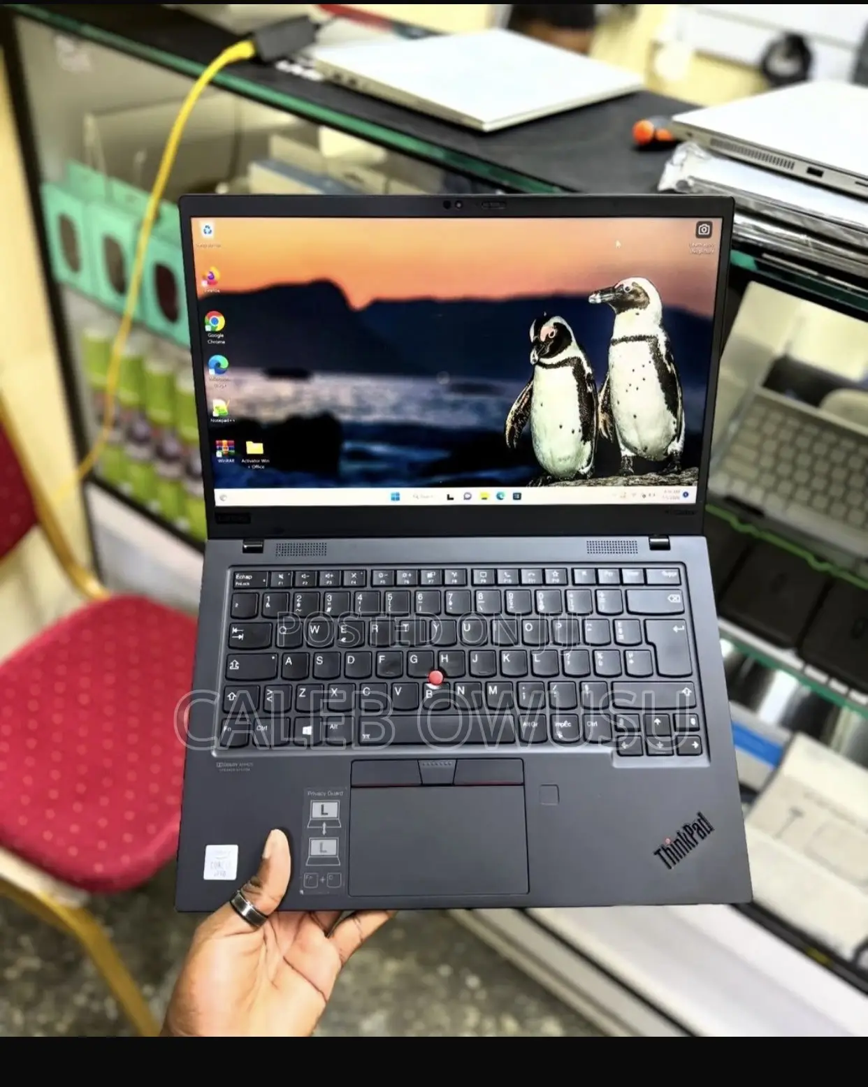 Laptop Lenovo ThinkPad X1 Carbon 8GB Intel Core i5 SSD 256GB