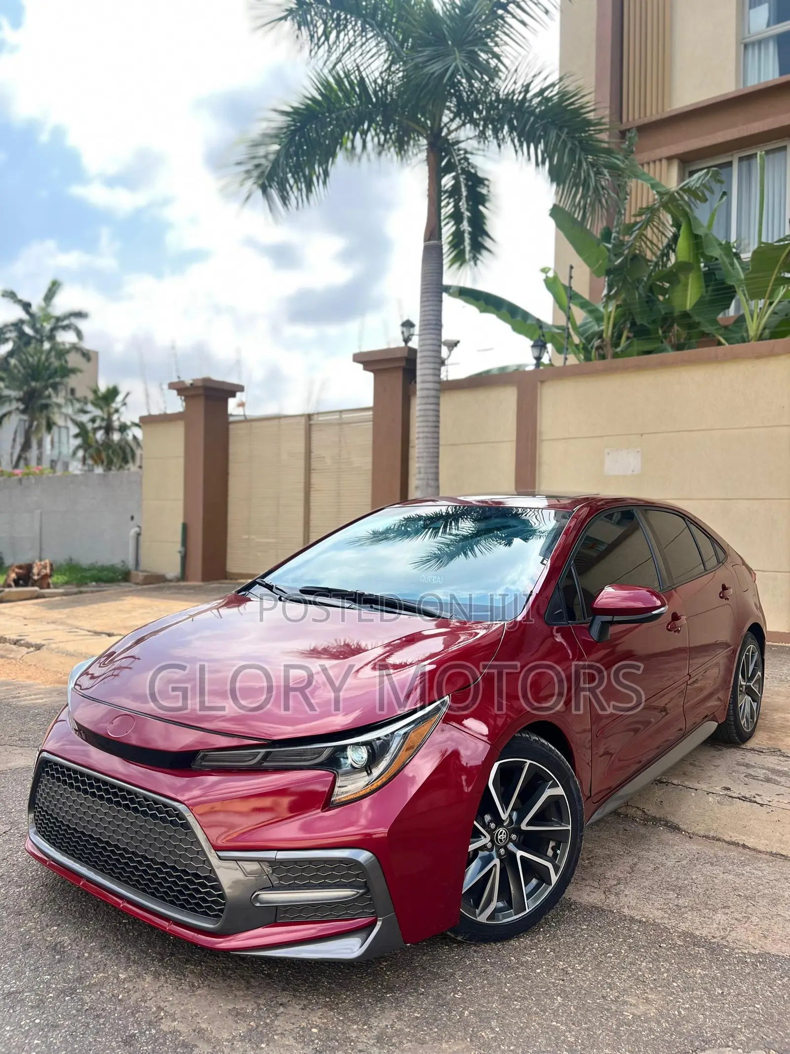 Toyota Corolla XSE 2022 Burgundy