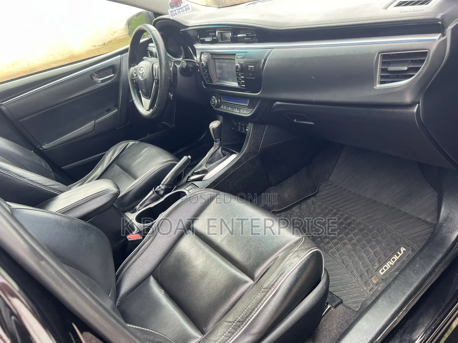 Toyota Corolla S 4dr Sedan (1.8L 4cyl CVT) 2015 Black