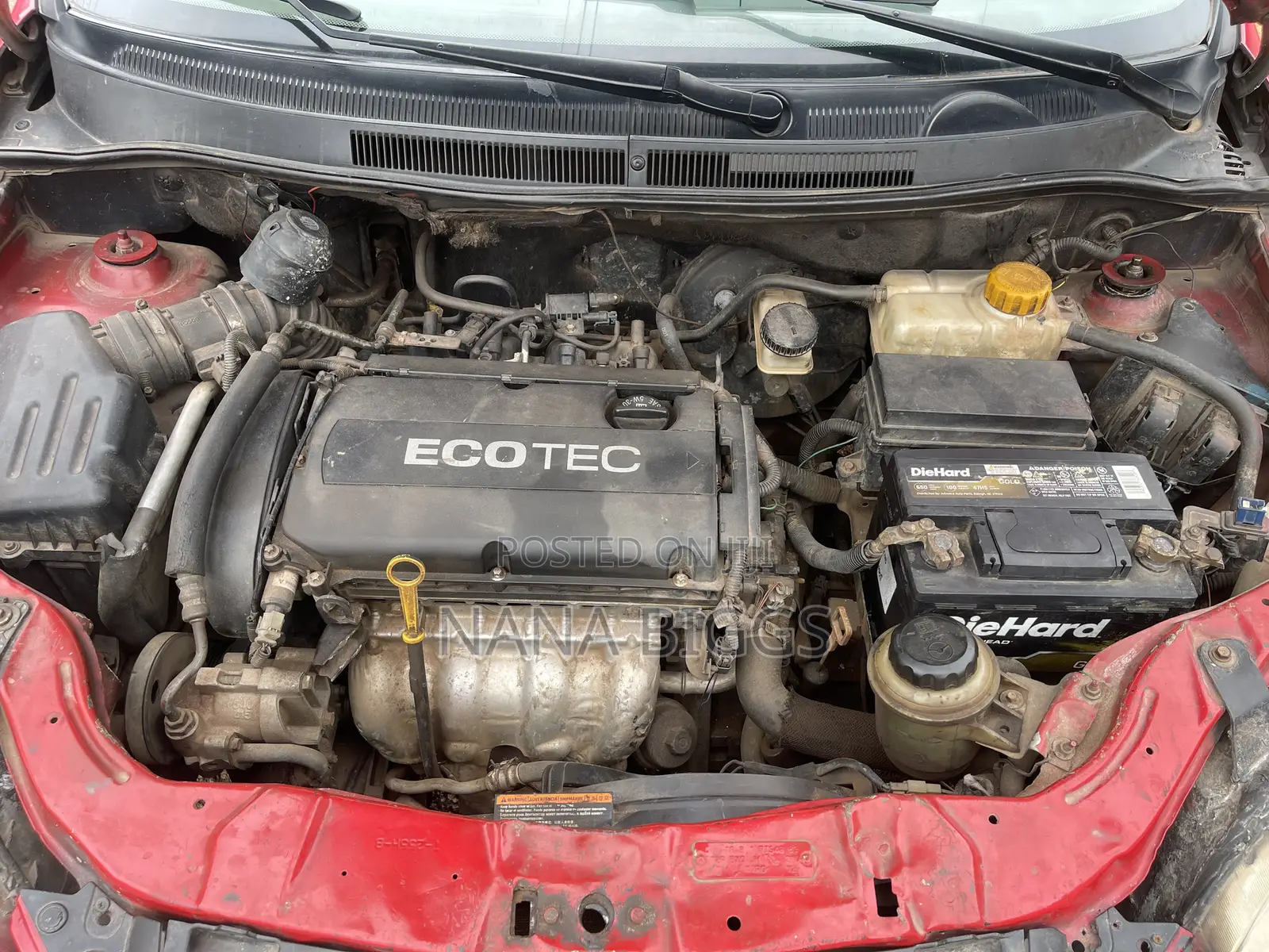 Chevrolet Aveo 1.6 LS Automatic Hatch 2009 Red