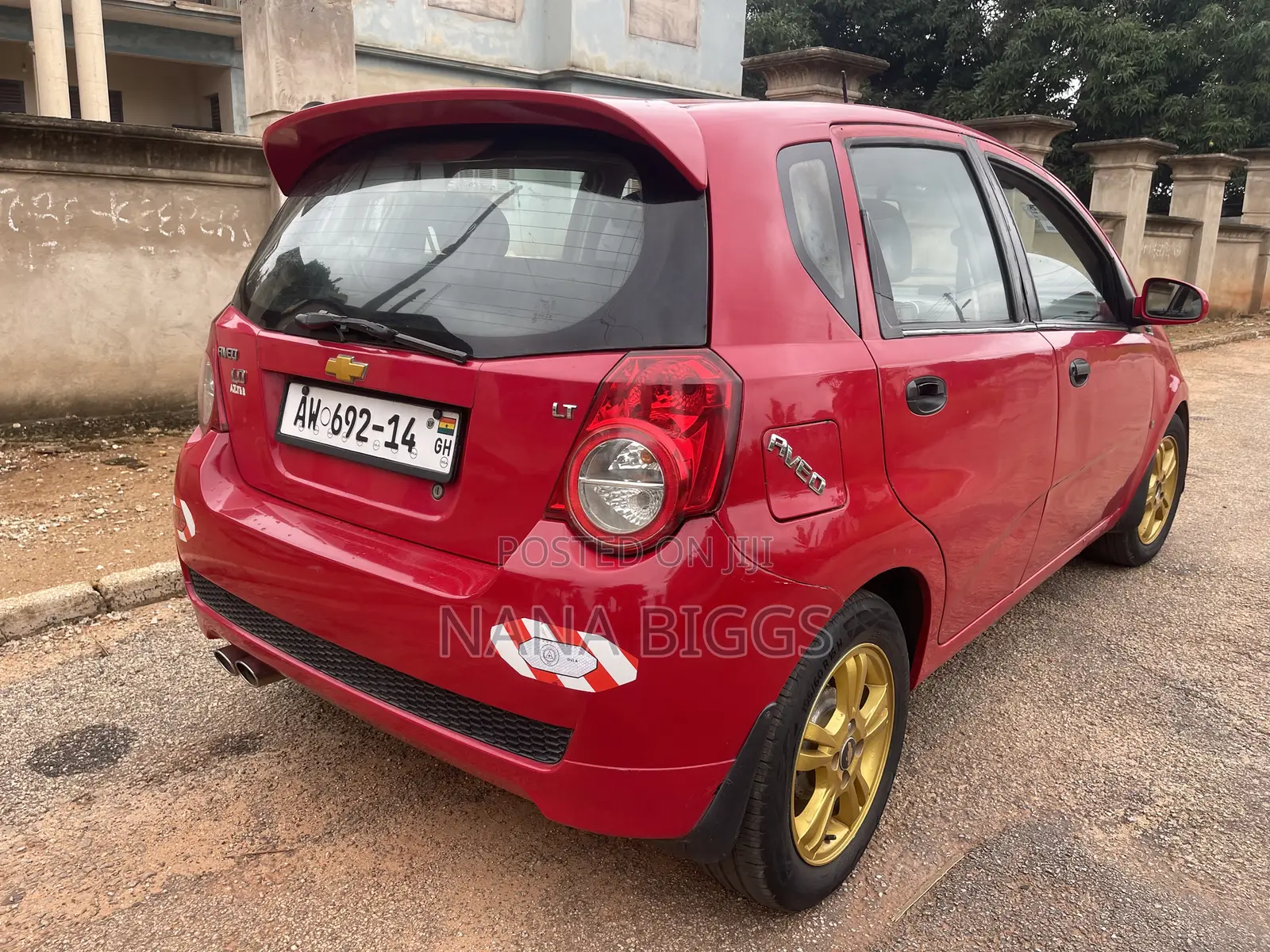 Chevrolet Aveo 1.6 LS Automatic Hatch 2009 Red