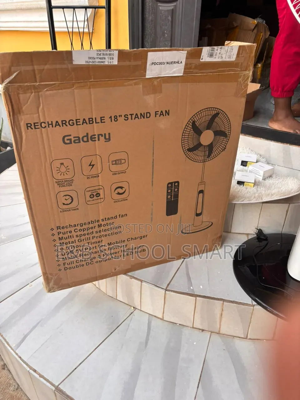 High Quality 18 Inch Rechargeable Fan With Multiple Speed Control