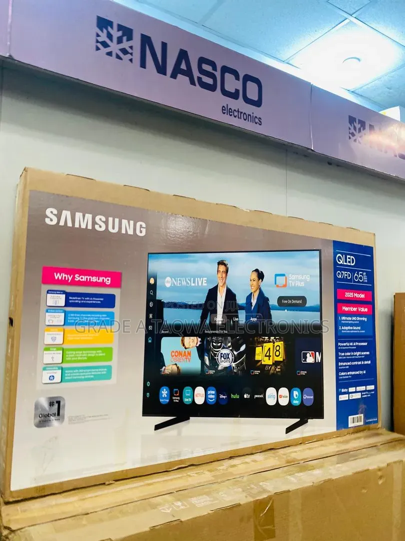 Sleek 65inch Samsung Uhd Smart Tv
