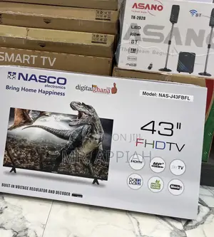 Super Classic Nasco 43” Digital Satellite Television(Black)