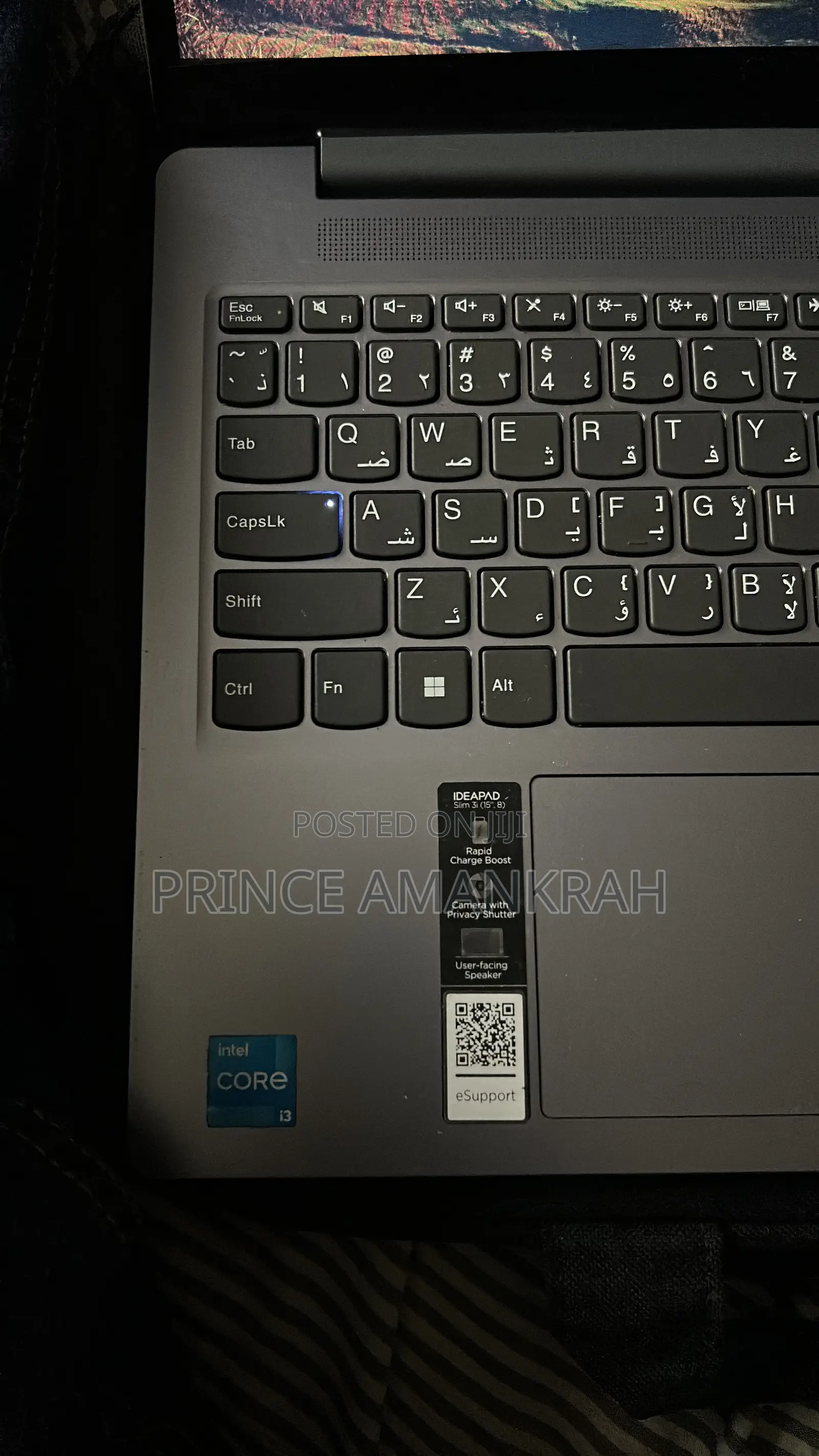 Laptop Lenovo Ideapad 3 8GB Intel Core i3 SSD 512GB
