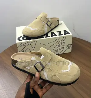 Queezaza Soft Footbed Suede Mules