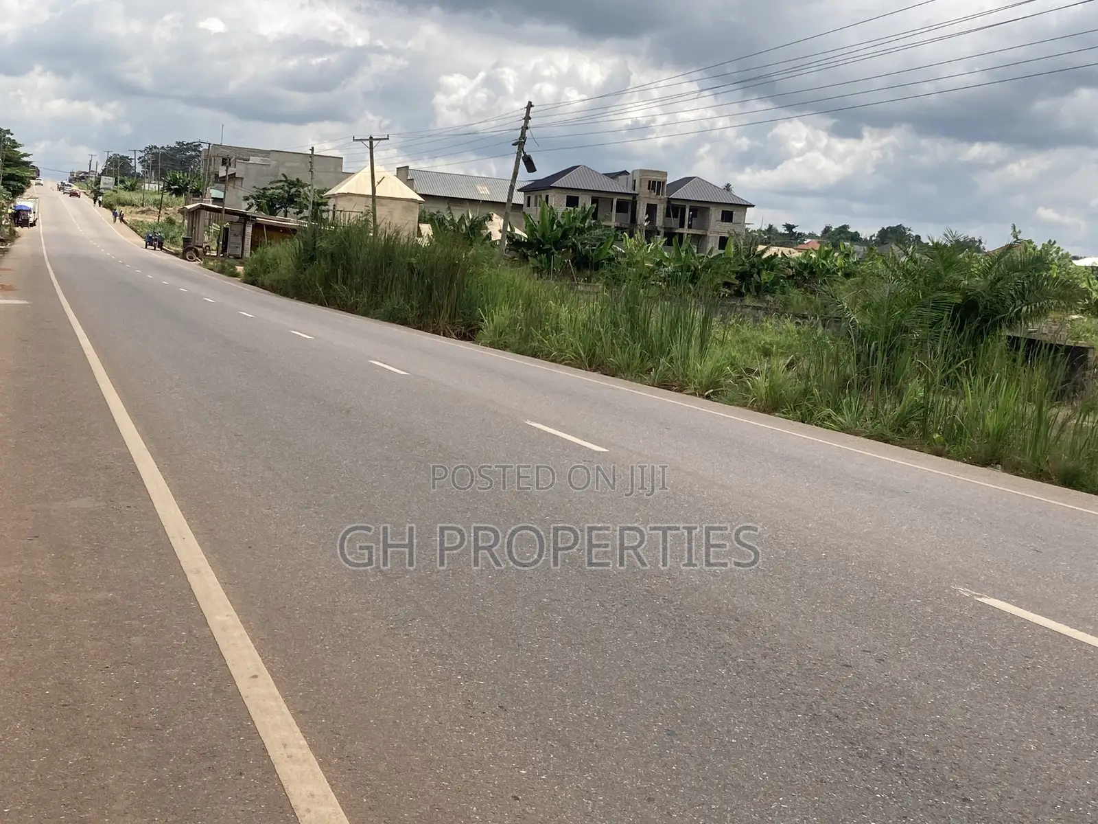 Two Plots at Main Road Sokoban Kwame Main Road.