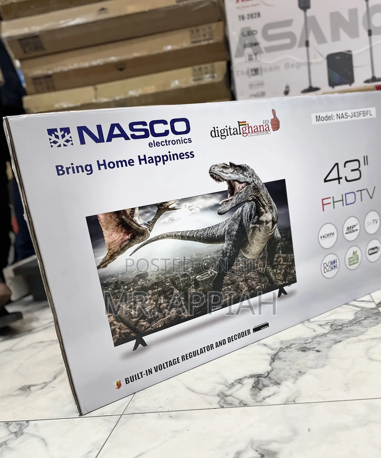 Get Premium Nasco 43 Inch Full Hd Digital Satellite Television