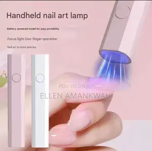 25 Pieces Of Handheld Nail Art Lamp With Free 10 Pieces Nail Clippers