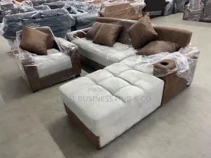 Modern Sofa L Shape 3 Seater With Single