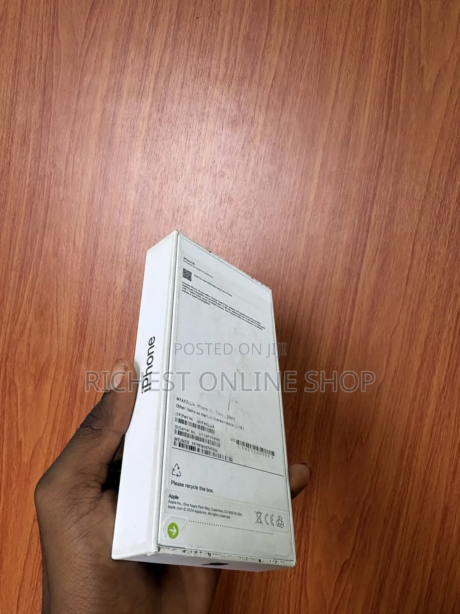 New Apple iPhone 16 512 GB Black