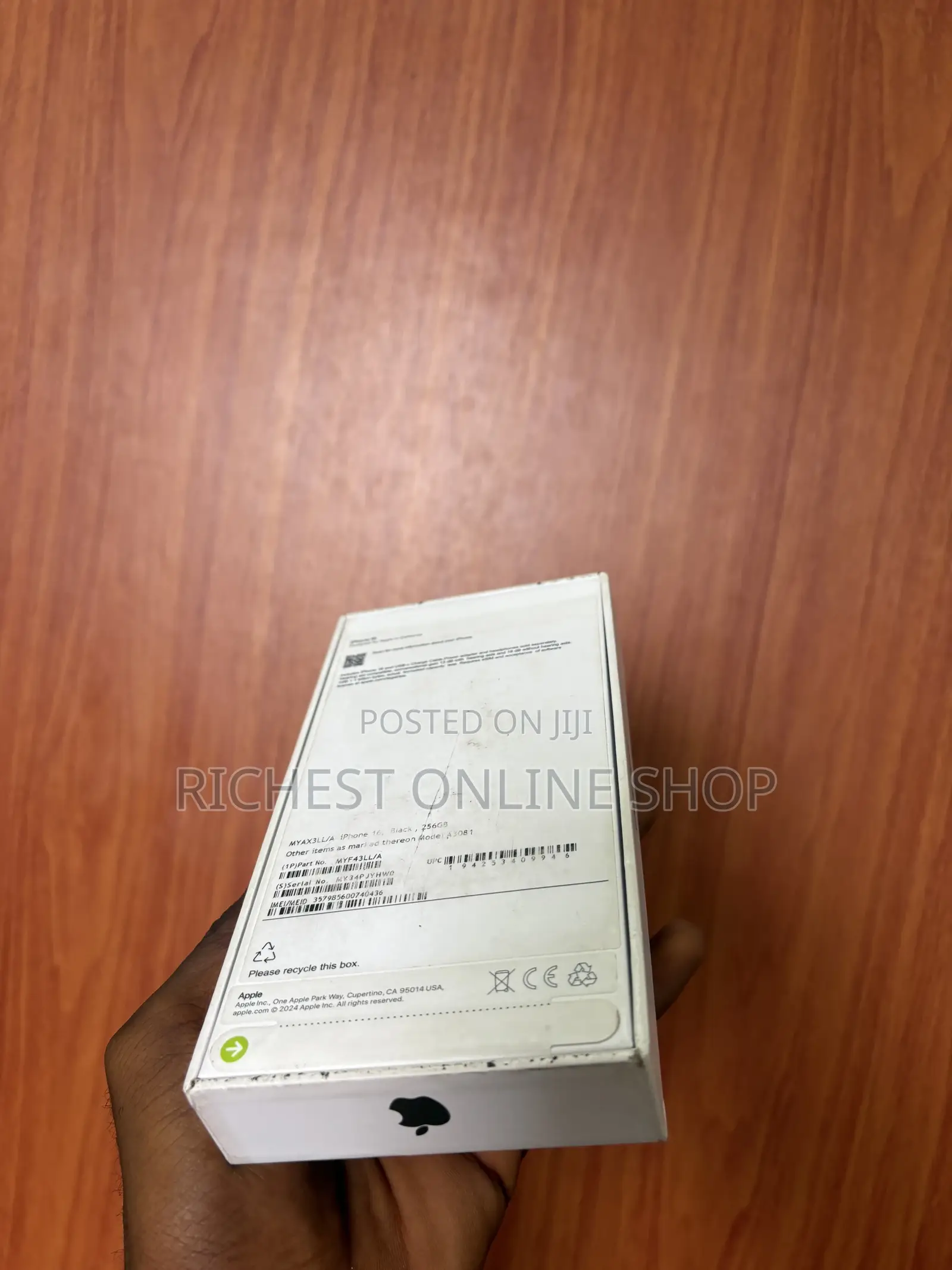 New Apple iPhone 16 512 GB Black