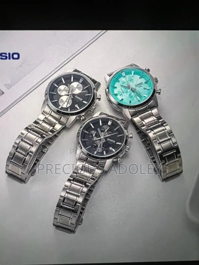 Casio MTP-E510d-1a2vdf Is a Sporty Stainless Steel Chronograph