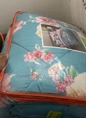 1duvet, 1 Bedsheet, 2pillowcases