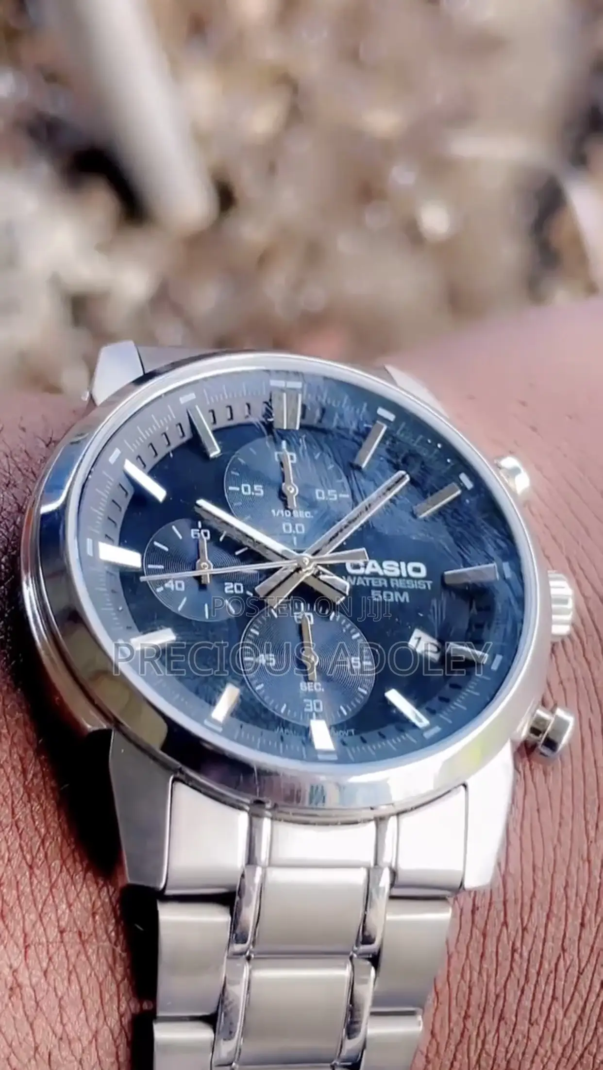 Casio MTP-E510d-1a2vdf Is a Sporty Stainless Steel Chronograph
