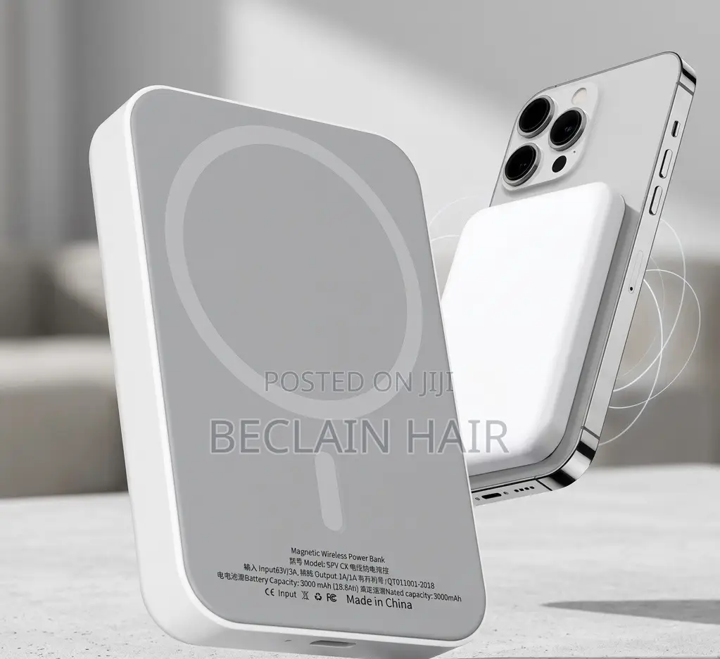 Magnetic Wireless Power Bank 10,000 Mah - Portable Wireless Charger