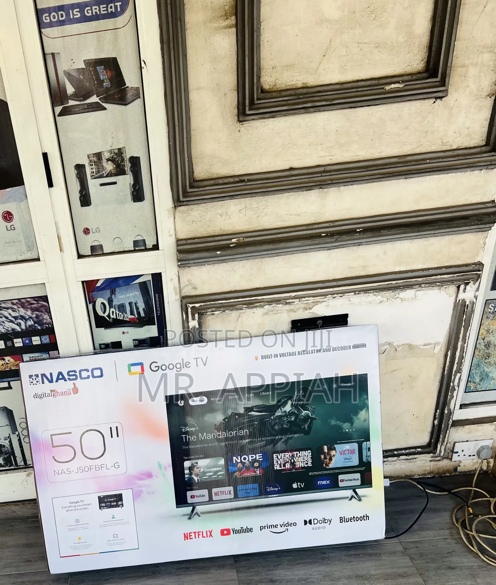 Order Authentic Nasco 50 Inch Digital Satellite Smart Tv(2025 Model).
