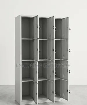 12-Door Metal Storage Locker