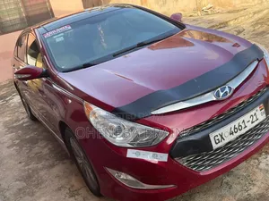 Hyundai Sonata Hybrid 2013 Red