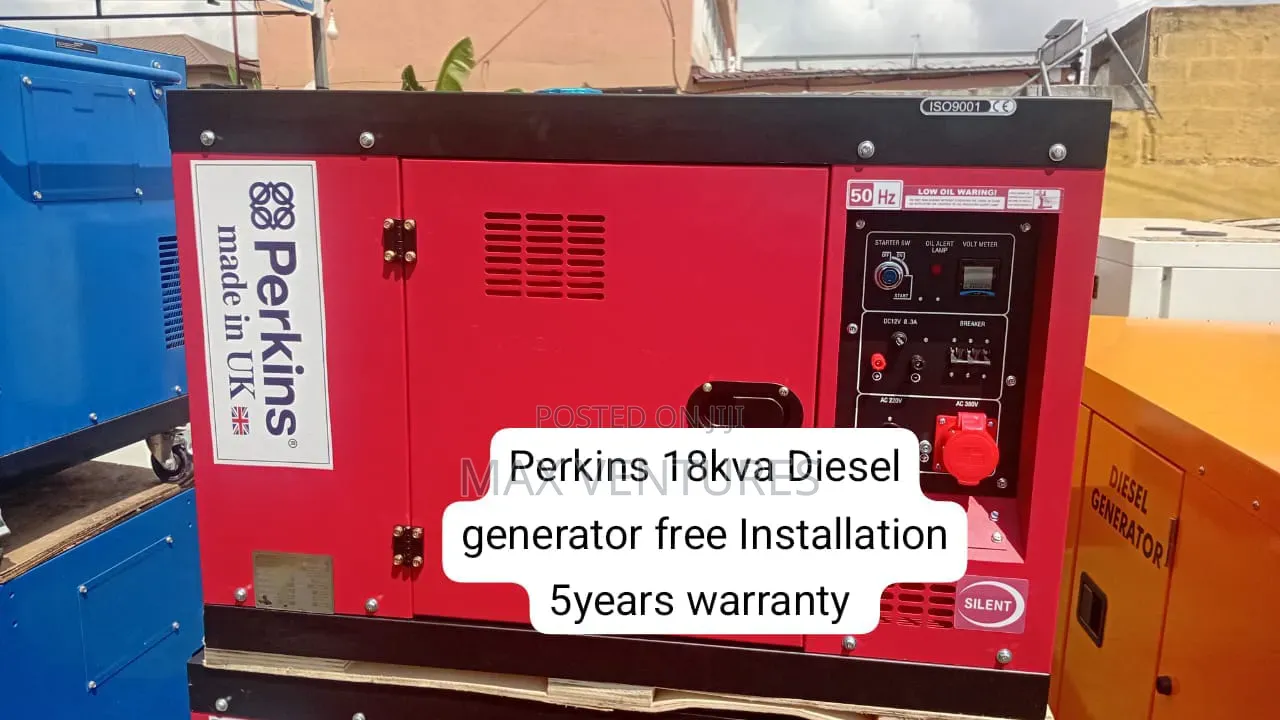 Perkins 18kva Silent Generator – Built for Continuous Use