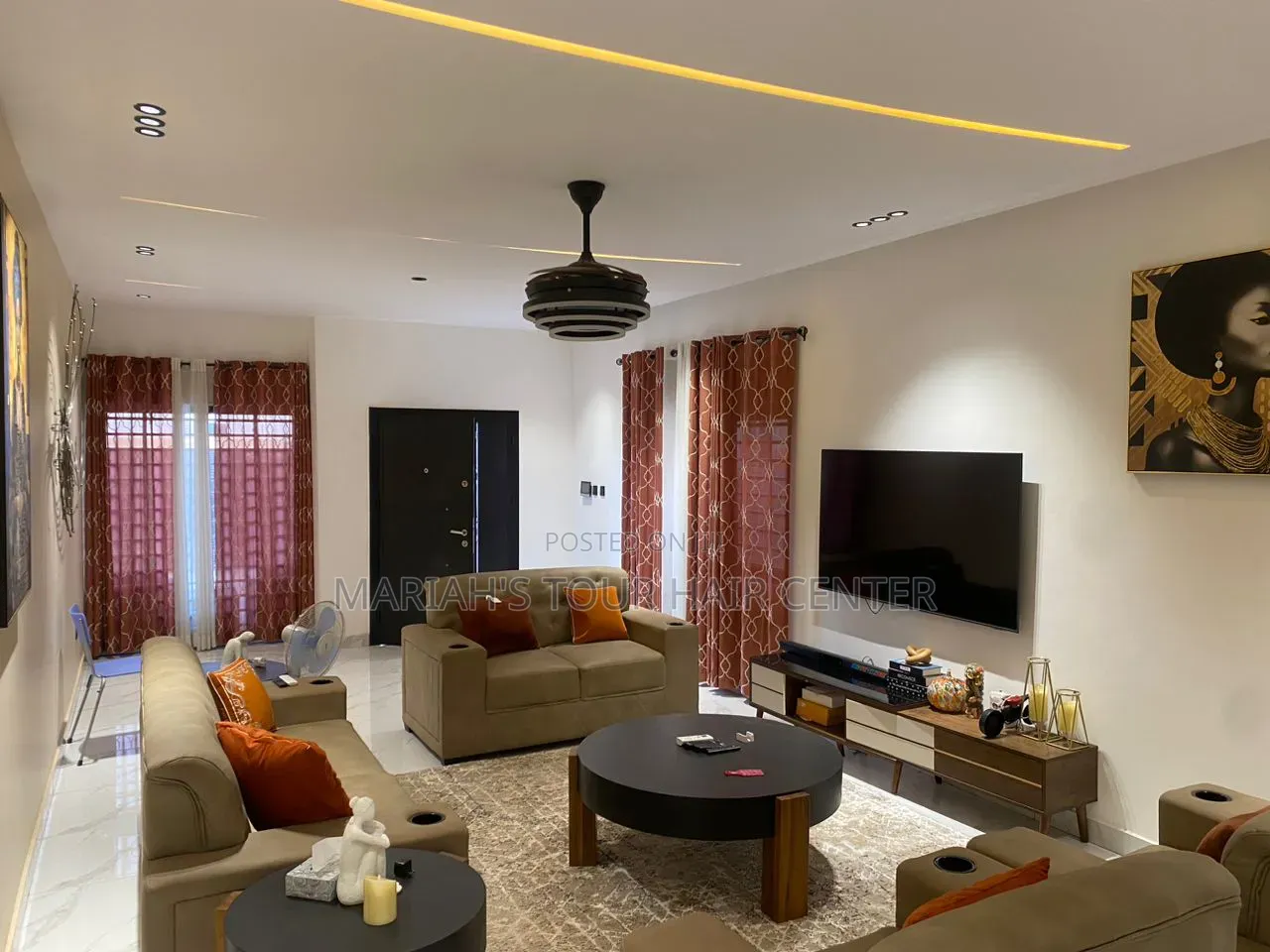 Furnished 3bdrm House in Oyarifa Mall Area for rent