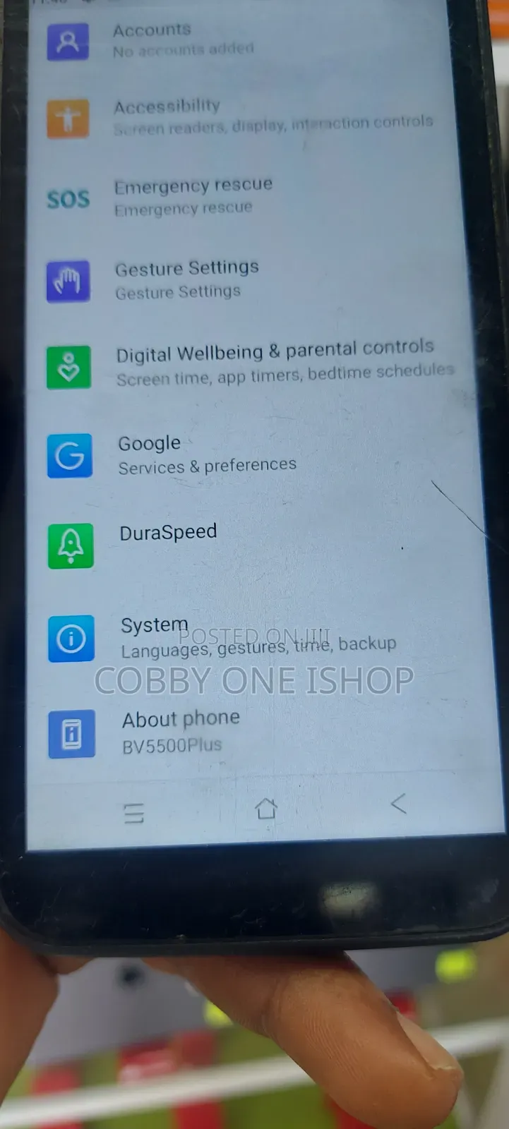 Blackview BV5500 Pro 16 GB Black